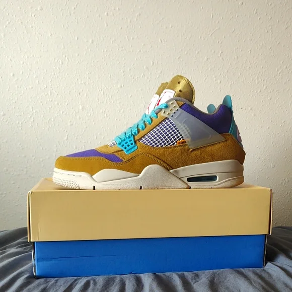 Nike Air Jordan 4 Union (Desert Moss) 30th Anniversary Size 11 s-l400.jpg main image 4